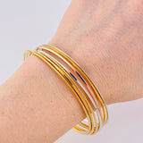 Pulso 7 Aros 9.6 g / 20.5 cm / 1.45 mm Tres Oros 18K