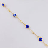 Pulso Modulable Ojo Turco 1.8 g / 19.1 cm - 18 cm / 2.5 mm Oro Amarillo 18K