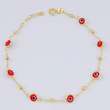 Pulso Modulable Ojo Turco 1.85 g / 19.2 cm - 18 cm / 2.5 mm Oro Amarillo 18K