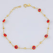 Pulso Modulable Ojo Turco 1.85 g / 19.3 cm - 18 cm / 2.5 mm Oro Amarillo 18K