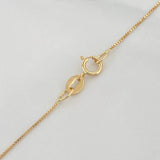 Set Cadena Veneciana + Dije Mariposa Esmeralda 06Pts / 1.3 g / 45 cm Oro Amarillo 18K