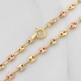 Pulso Gc Diamantado 2.9 g / 18 cm / 3.42 mm Tres Oros 18K