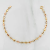 Pulso Gc Diamantado 2.9 g / 18 cm / 3.42 mm Tres Oros 18K