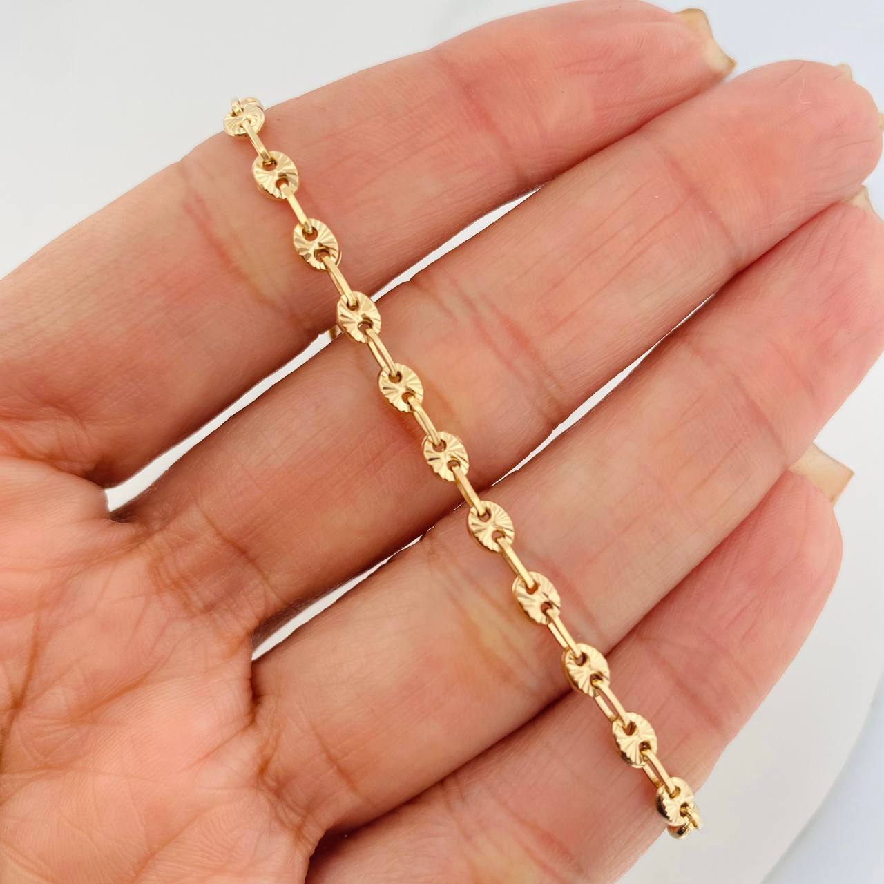 Pulso Gc Diamantado 2.9 g / 17.5 cm / 3.41 mm Oro Amarillo 18K