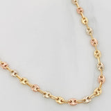 Cadena Gc Diamantada 7.05 g / 46 cm / 3.46 mm Tres Oros 18K
