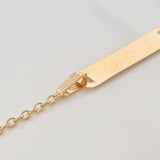 Pulso Modulable Placa Aro Seguido  1 g / 17 cm - 14 cm / 1.56 mm Oro Amarillo 18K