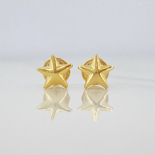 Topos Estrella De Mar 0.55 g / 7.1 mm Oro Amarillo 18K