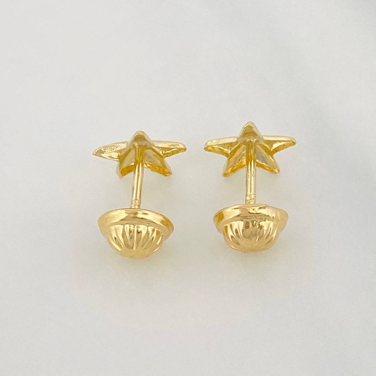 Topos Estrella De Mar 0.55 g / 7.1 mm Oro Amarillo 18K