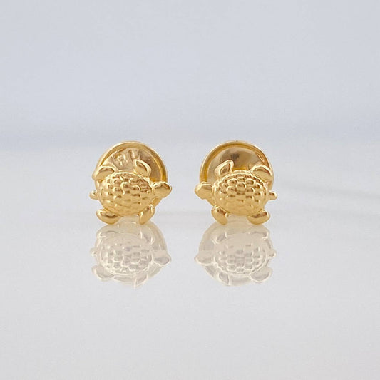 Topos Tortuga 0.55 g / 4.8 mm Oro Amarillo 18K