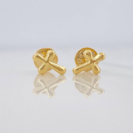 Topos Cruz Bizantina 0.55 g / 5.9 mm Oro Amarillo 18K