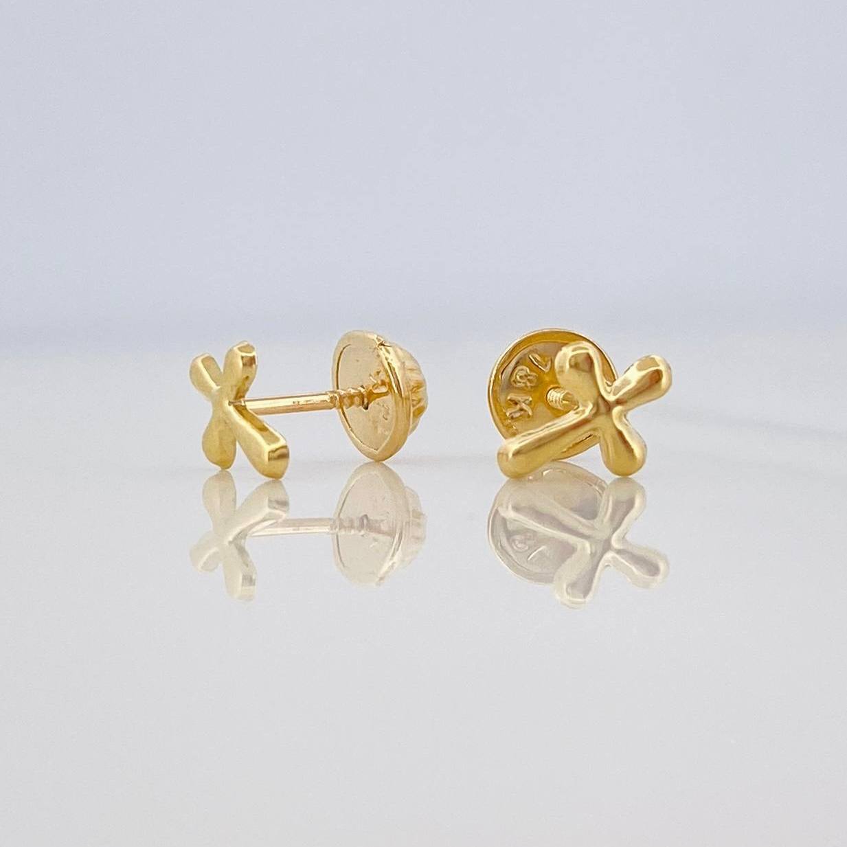 Topos Cruz Bizantina 0.55 g / 5.9 mm Oro Amarillo 18K
