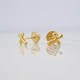 Topos Cruz Bizantina 0.55 g / 5.9 mm Oro Amarillo 18K