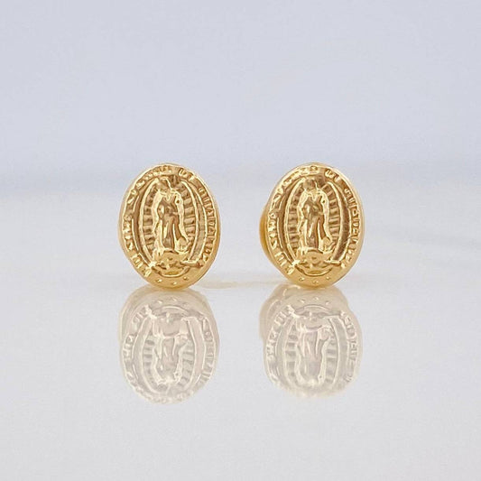 Topos Virgen Guadalupe 0.6 g / 5.7 mm Oro Amarillo 18K