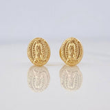 Topos Virgen Guadalupe 0.6 g / 5.7 mm Oro Amarillo 18K