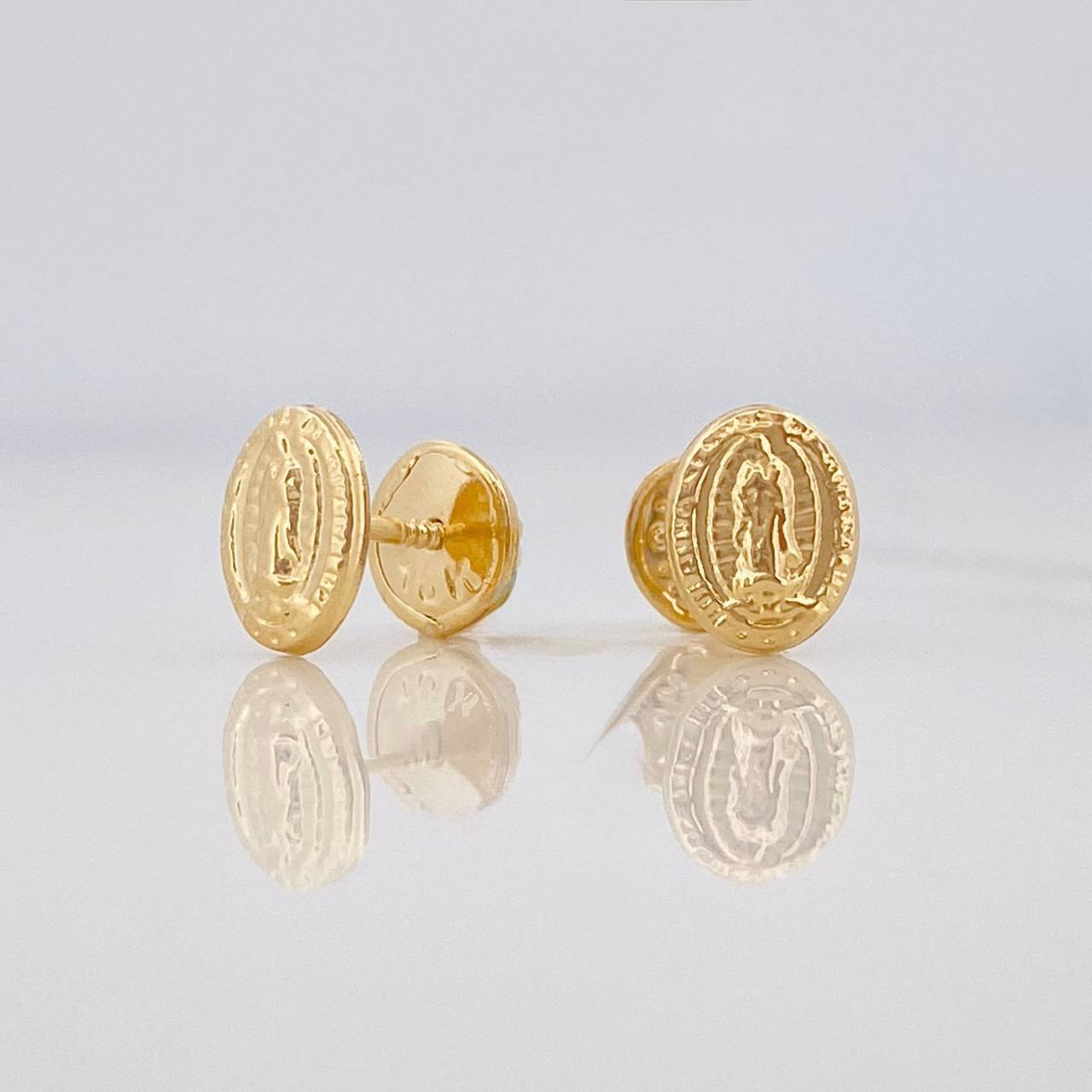 Topos Virgen Guadalupe 0.6 g / 5.7 mm Oro Amarillo 18K