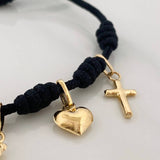 Pulsera Tejida Seis Nudos Oro Amarillo 18K