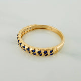 Anillo Churumbela 2.15gr / T7 1/4 / 2cm / Oro Amarillo 18K $