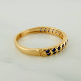 Anillo Churumbela 2.15gr / T7 1/4 / 2cm / Oro Amarillo 18K $
