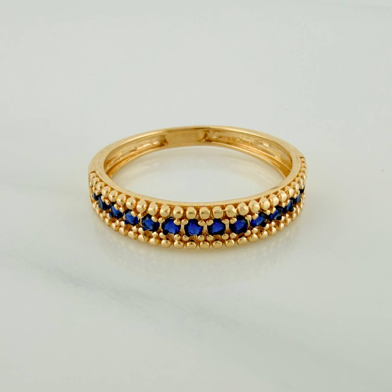 Anillo Churumbela 2.35gr / T7 3/4 / 2.1cm / Oro Amarillo 18K $