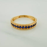 Anillo Churumbela 2.35gr / T7 3/4 / 2.1cm / Oro Amarillo 18K $