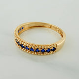Anillo Churumbela 2.35gr / T7 3/4 / 2.1cm / Oro Amarillo 18K $