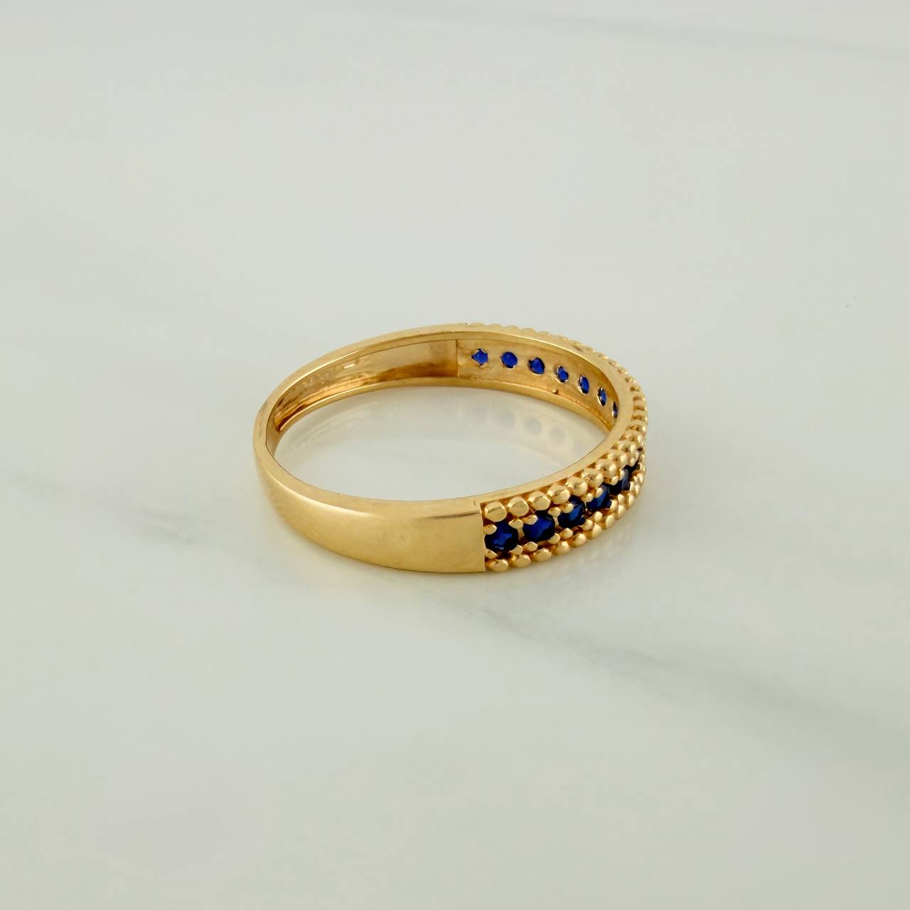 Anillo Churumbela 2.35gr / T7 3/4 / 2.1cm / Oro Amarillo 18K $