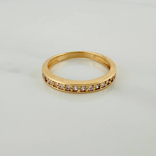 Anillo Churumbela 2.3gr / T6 3/4 / 2cm / Oro Amarillo 18K