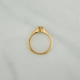 Anillo Solitario 2.55gr / T6 / 2.2cm / Oro Amarillo 18K $