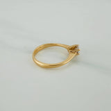 Anillo Solitario 2.55gr / T6 / 2.2cm / Oro Amarillo 18K $