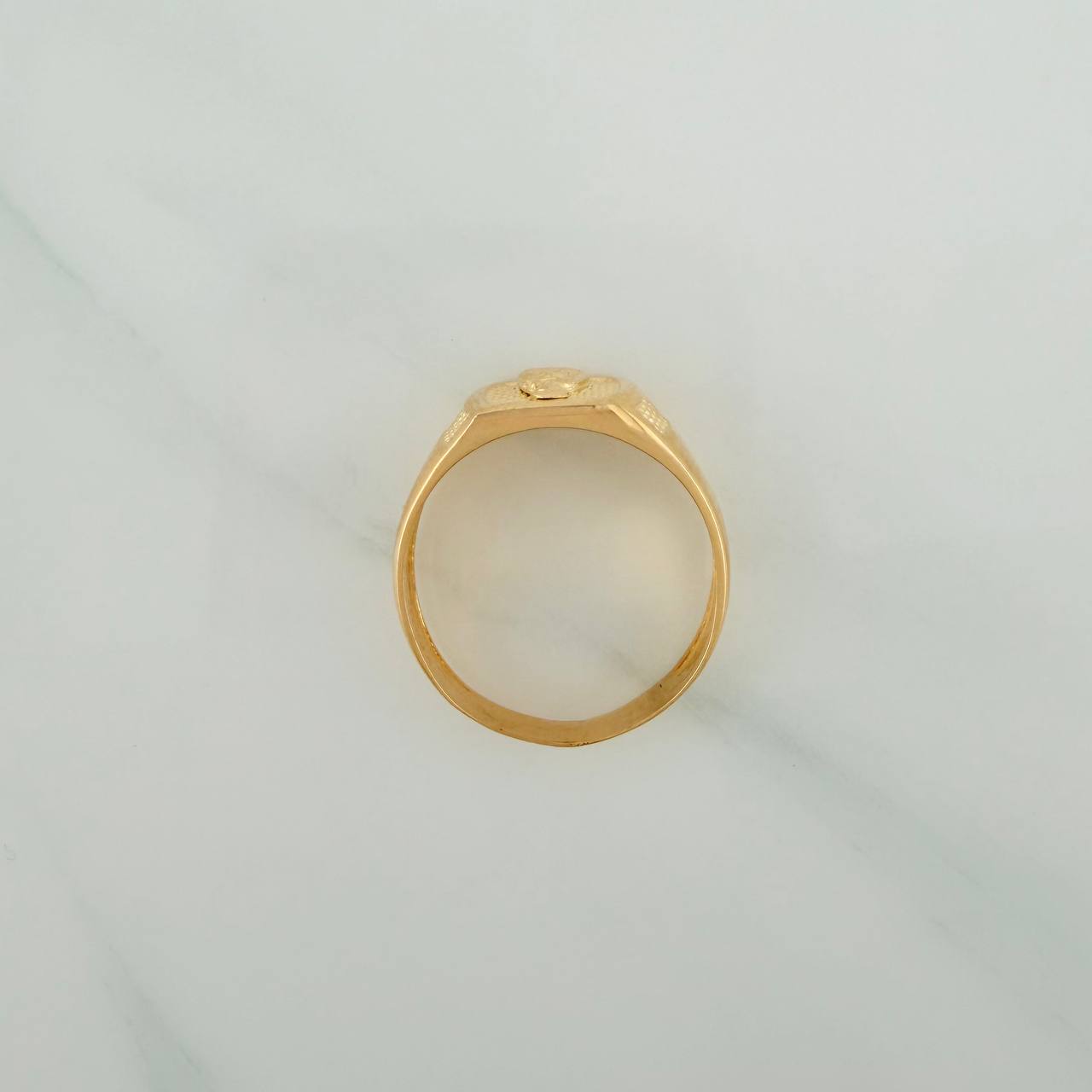 Anillo Virgen del Carmen 4.35gr / T9 1/2 / Oro Amarillo 18K