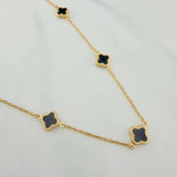 Cadena Trebol Aro Seguido 9.05gr / 45.7cm / 1.3mm Oro Amarillo +4 18K %