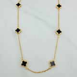Cadena Trebol Aro Seguido 9.05gr / 45.7cm / 1.3mm Oro Amarillo +4 18K %