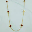 Cadena Trebol Aro Seguido 3.65gr / 45.2cm / 0.7mm Oro Amarillo +4 18K %