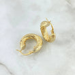 Candongas Rudi 3.25gr / 2.2cm / Entorchadas Oro Amarillo 18K ©