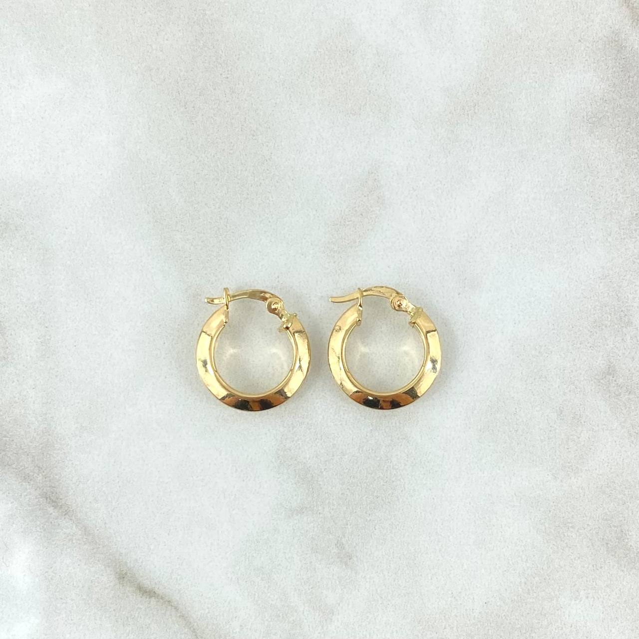 Candongas Clau 1.25gr / 1.6cm / Oro Amarillo 18K