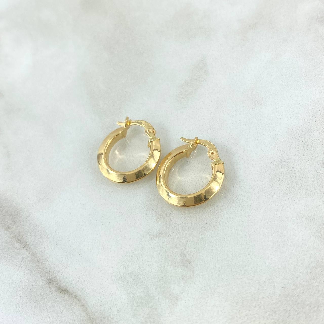 Candongas Clau 1.25gr / 1.6cm / Oro Amarillo 18K