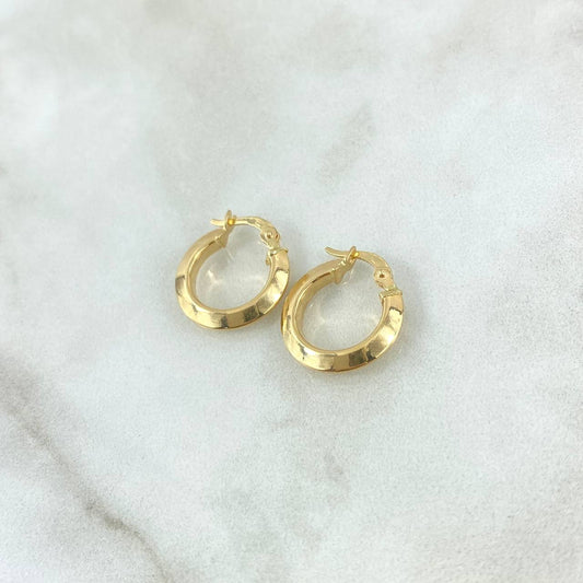 Candongas Clau 1.25gr / 1.6cm / Oro Amarillo 18K