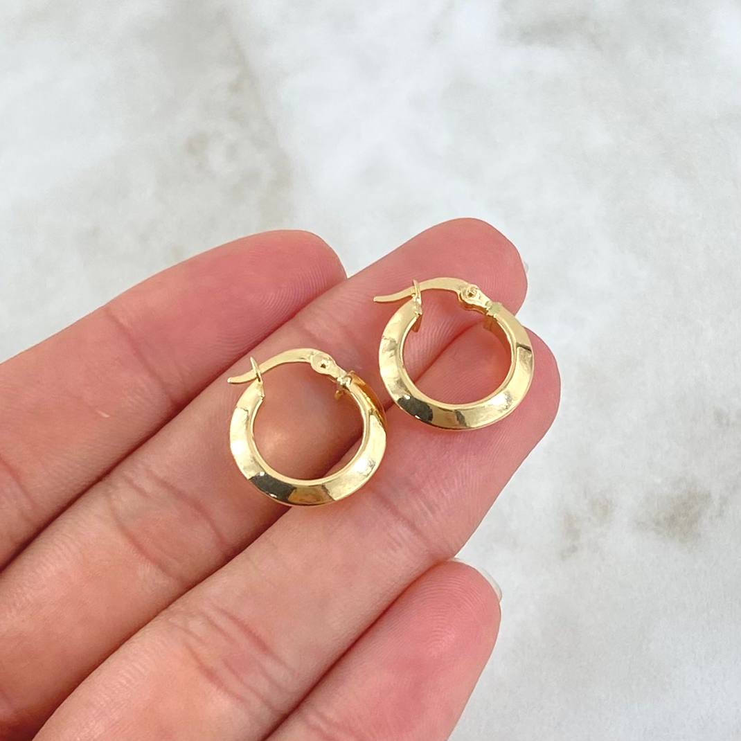 Candongas Clau 1.25gr / 1.6cm / Oro Amarillo 18K