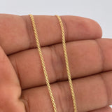 Cadena China 2.65gr / 50.2cm / Oro Amarillo +1 18K $