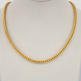 Cadena Franco 15.8gr / 66.4cm / Oro Amarillo +3 18K $