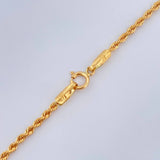 Cadena Lazo 2gr / 60cm / Oro Amarillo +3 18K $