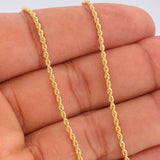 Cadena Lazo 2gr / 60cm / Oro Amarillo +3 18K $