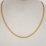 Cadena Lazo 2gr / 60cm / Oro Amarillo +3 18K $