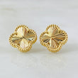 Topos Trebol Dorado 3.4gr / Oro Amarillo Nac.Esp. 18K *