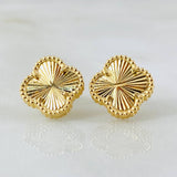 Topos Trebol Dorado 3.4gr / Oro Amarillo Nac.Esp. 18K *