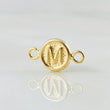 Herraje Letra M 0.35gr / 1.5cm / Oro Amarillo 18K ©