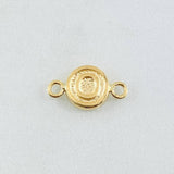 Herraje Letra O 0.4gr / 1.4cm / Oro Amarillo 18K