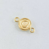 Herraje Letra O 0.4gr / 1.4cm / Oro Amarillo 18K