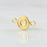 Herraje Letra O 0.4gr / 1.4cm / Oro Amarillo 18K