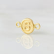 Herraje Letra S 0.35gr / 1.5cm / Oro Amarillo 18K ©